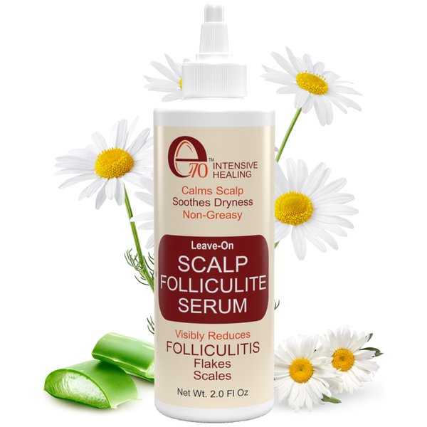 Folliculite Leave-On Dry Scalp Serum - Non-Greasy Serum for Hair Build-up with Salicylic Acid, Tea Tree Oil & Peppermint Oil - Flaky & Itchy Scalp Care by e70, 2 fl. oz