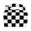 Super Z Outlet 12 Pack Black and White Checker Racing Flag Pennant Treat Gift Paper Cardboard Boxes with Handles for Candy Goodie Bags, Picnic Snacks, Birthday Party Favors (6.25" x 3 1/2" x 3.25")