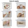 12 Sheets Flash Gold Metallic Temporary Tattoos for Women Girls Waterproof Gold Silver Tattoo Stickers for Beach Festivals Parties Long Lasting Nontoxic Glitter Fake Tattoos Exquisite Designs