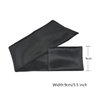 YTBYT Wig Grip Band Soft Satin Scarf Fashion Headbands for Lace Frontal Wigs Fixing Makeup Sports Yoga Facial (2 Pieces Black)