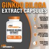 BULKSUPPLEMENTS.COM Ginkgo Biloba Extract Capsules - Ginkgo Biloba 2000mg, Ginkgo Biloba Supplements, Ginkgo Biloba Pills - Vegan-Friendly, 1 Capsule per Serving, 180 Veg Capsules