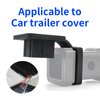 1 Pcs Black Hitch Cover,2 Inches Trailer Hitch Cover Tube Plug Insert, Metal Tow Bar Cover,Trailer Hitch Covers Suitable for Most Car,Suvs.