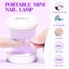 Gelike EC Soft Gel Nail Tip and Glue Gel Kit, Gel x Nail Kit with Almond and Coffin Shape, Ultra-Portable LED Nail Lamp, French Tip Nail Stamp DIY Nail Art Tools Gel Nail Extension Kit
