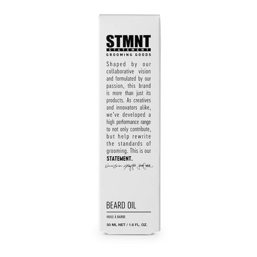 STMNT Grooming Goods Beard Oil, 1.6 oz | Silicone Free| Moisturizing Formula with Natural Oils
