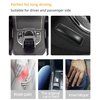 YAKEFLY 2 Pack Soft Car Center Console Knee Leg Elbow Cushion Pad,Universal Leather Car Armrest Pillow Car Knee Cushion Elbow Pillow Thigh Support Comfort Pillow,Automotive Interior Accessories