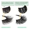 GOO GOO Mink Eyelashes 16mm Natural Mink Lashes 3D Layered Effect Siberian Fake Eyelashes Hand Made Strips Real Eye Lashes Reusable False Lashes for Women 1 Pair