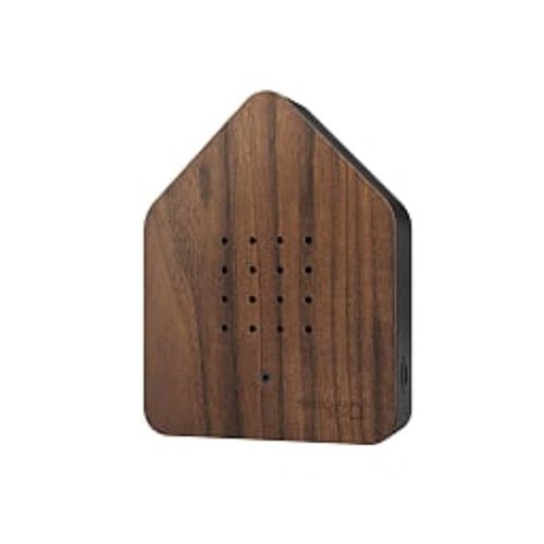 Zwitscherbox Sound Therapy Machine with Motion Sensor, Walnut (wood) and black