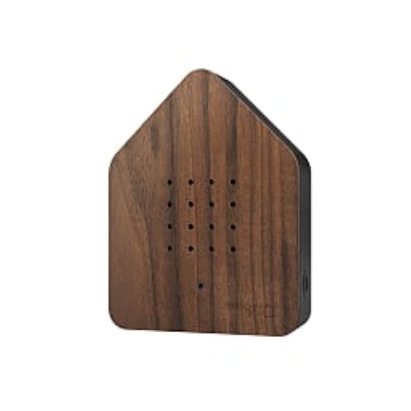Zwitscherbox Sound Therapy Machine with Motion Sensor, Walnut (wood) and black
