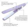 Mini Hair Straightener, Travel Size Straightening Iron Small Lightweight Portable Flat Iron Heating Curler Ceramic Tourmaline Plate Beauty Quick & Easy Hair Styling for Women Men,