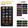 Gelrova Customizable LED Display, Flex LED Panel Sticker, Share Ride Driver Safety Car Sign Light Remote Control, Call 911 Custom GIFS Scrolling Programmable LED Sign, Car Star 6 Driver Version