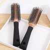 Leenchi Round Hair Brush Wet Hair Brush Detangler Brush for Blow Drying AntiStatic Nylon Bristle Hair Comb Brush Detangling Hair Brushes for Women and Men All Hair Types Curly and Straight Wet and