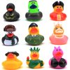 Rubber Duck Toy Assortment - Jeep Ducks for Ducking - Duckies for Kids - 10 Pcs Ducky Playset Bath Toys - Rubber Ducks for Beach Pool - Goody Bag Stuffers Classroom Prizes - Easter Gifts for Kids