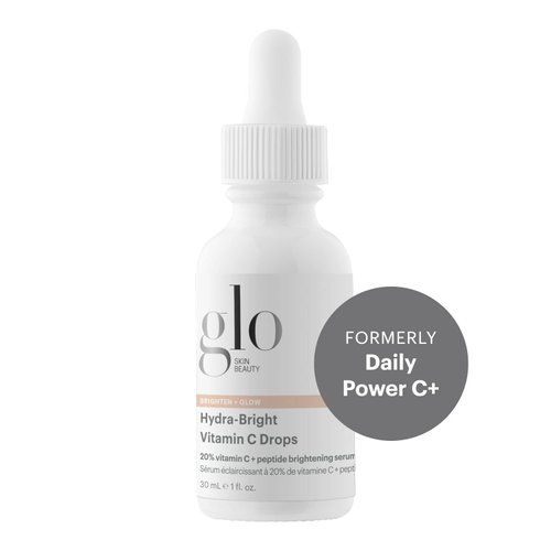 Glo Skin Beauty Hydra-Bright Vitamin C Drops - 20% Vitamin C + Peptide Brightening Serum - Formerly Daily Power C+ Serum