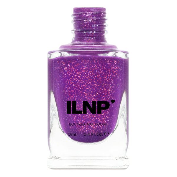 ILNP Paisley - Dark Magenta Holographic Shimmer Nail Polish