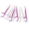 EcoQuality Dental Floss Picks Multicolored High Toughness Toothpick Sticks Perfect for Home, Family, Hotel, Travel and Everyday Use Brushpicks (30)