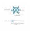 12 Pcs Bobby Pins Christmas Snowflake Hair Clips Wedding Hair Pins Bridal Hair Accessories Hair Buckle Barrettes for Girls Women