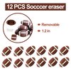 Football Party Favor Set 108 Pcs Rugby Rubber Treat Box Stickers Silicone Bracelet Tattoo Stickers Key Buckle Prefect for Football Theme Party and Birthday Party Supplies Decorations