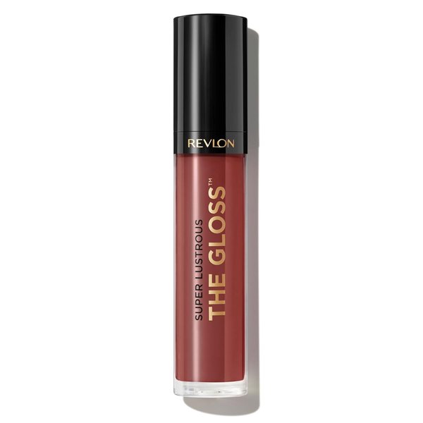 Revlon Lip Gloss, Super Lustrous The Gloss, Non-Sticky, High Shine Finish, 270 Indulge In It, 0.13 Oz