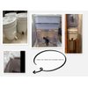 Replacement Cooler Faucet 2 White and 2 Blue Water Dispenser Tap Set. BPA Free Plastic Spigot..