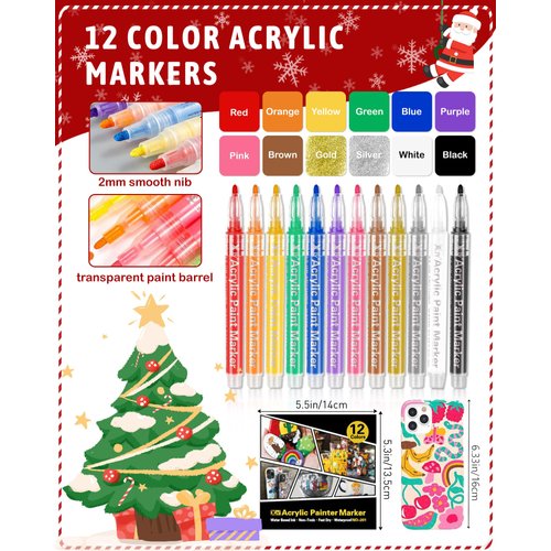 Christmas Arts and Crafts for Kids Ages 4-8 Easter Egg Decorating kit Acrylic Paint Markers Pens Ornaments Supplies for Girls Ages 8-12 Adults Boys Gifts for 3 4 5 7 6 8 9 10 Year Old Party Favors