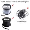 100ft - 1/4 inch PET Expandable Braided Sleeving – Black – Alex Tech Braided Cable Sleeve