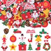 Fovths 500 Pieces Christmas Foam Stickers Self Adhesive Christmas Craft Sticker Xmas Theme Shapes Stickers Holiday Foam Stickers for Christmas Party Decoration DIY Crafts Supplies