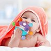 Baby Teether Toys Ball, Sensory Teething Crib Toys for Babies 0 3 6 9 12 18 Months 1 Year Old, Shower Gift for Infant Newborn Boys Girls, Baby Rattle Montessori Tummy Time Toy, Chew Relief Toy