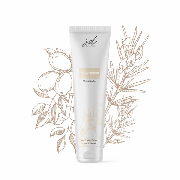JDBotanics Marula Rooibos Body Scrub | 99% Natural Ingredients | Direct from South Africa
