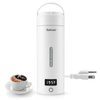 Sekaer Portable Electric Tea Kettle Travel Small Mini Coffee Kettle, with 4 Variable Presets, Personal Hot Water Boiler 304 Stainless Steel with Auto Shut-Off & Boil Dry Protection, SY-618A