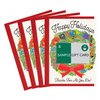 Tiny Expressions Christmas Gift Card Holders for Teachers and School Staff (4 Holiday Gift Card Holders)