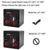 Gebildet 2 pieces 12V 3 Pin Electronic LED Flasher Relay 0.1W-150W c/m Motorcycle Turn Signal Adjustable Flasher CF-13KT, comes with 6pcs Terminals