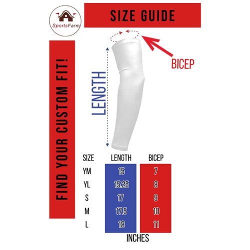 Sports Farm PAIR Compression Elbow Arm Sleeves (ADULT SMALL, ROYAL BLUE LIGHTNING)