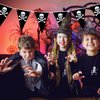 45Pcs Pirate Banner, Pirate Theme Party Decorations Supplies, Skull Pirate Flag Triangle Flag for Pirate Party Birthday Party and halloween Decoration