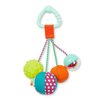 B. toys- B. baby- Sensory Baby Rattle – Baby Toy – 4 Balls & Clip – Colors, Textures & Sounds – Sounds So Squeezy- 3 Months +