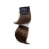 2pcs Human Hair Short Thick Hairpieces Adding Extra Hair Volume Clip in Hair Extensions 4" Brazilian Virgin Hair Topper for Thinning Hair Women and Men 2 packs Lot (Brown)