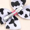 Cow Print Girls Bows for Girls Cute Bow Hair Accessories Black White Hair Clips Hair Barrettes for Girls Hair Cute Bow Clips Bow Hair Clips Hair Decorations 2Pcs