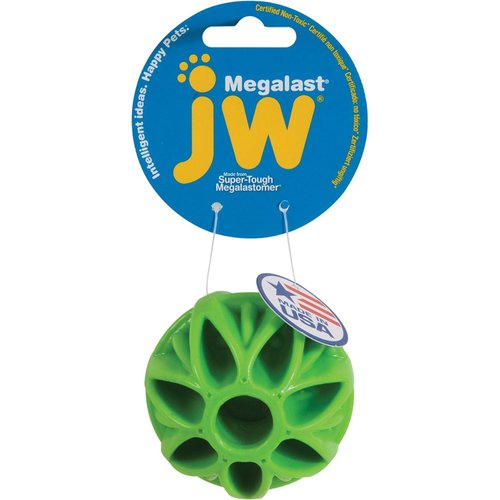 JW Pet Medium Megalast Ball Dog Toy 2-Pack