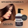Black Canyon Home and Body Adrielle Essentials Irish Cream Scented Biotin Hair Shampoo, 16 Oz (2 Pack)