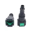 AC PERFORMANCE 2PCS Plastic Fuel Fitting Quick Connect Female 5/16 Tube to Male 3/8 Barb