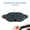 3D Sleep Mask, Contoured Cup Night Blindfold, Comfortable & Super Soft Sleep Eye Mask with Adjustable Straps for Women, Men, Sleeping Travel Yoga Naps (Leopard Print)