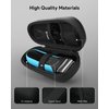 Yinke Case for Braun Series 3/ Series 5, 3040s, 3010S, 5018s, 5140s Electric Razor Shaver, Hard Travel Case Protective Cover Storage Bag (Black interior)