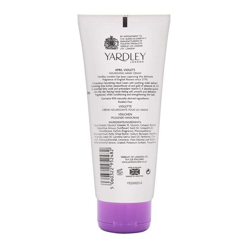 Yardey London April Violets Nourishing Hand Cream 3.4 Oz