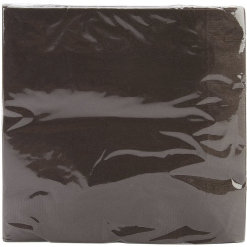 Luncheon Napkins 6.5"X6.5" 50/Pkg-Chocolate Brown