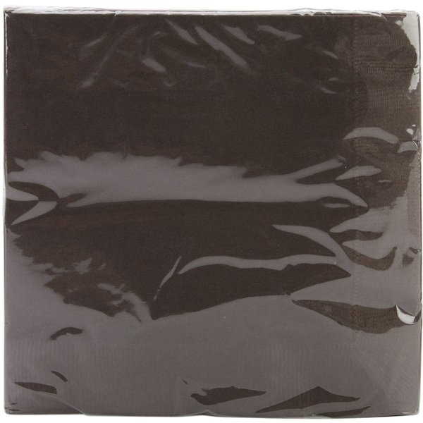 Luncheon Napkins 6.5"X6.5" 50/Pkg-Chocolate Brown