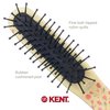 Kent ARTH1 Baby Hair Brush, Hair Brush for Kids, Small Brushes for Hair and Travel Brush Hair Detangler with Non-Scratch Nylon Bristles for Gentle Detangling Arthedz (Hearts N' Roses Pattern)