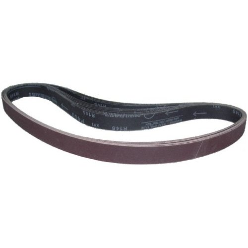 Magnate R1X42S50 1" x 42" Aluminum Oxide Sanding Belt, 10 Belts/Pack - 500 Grit