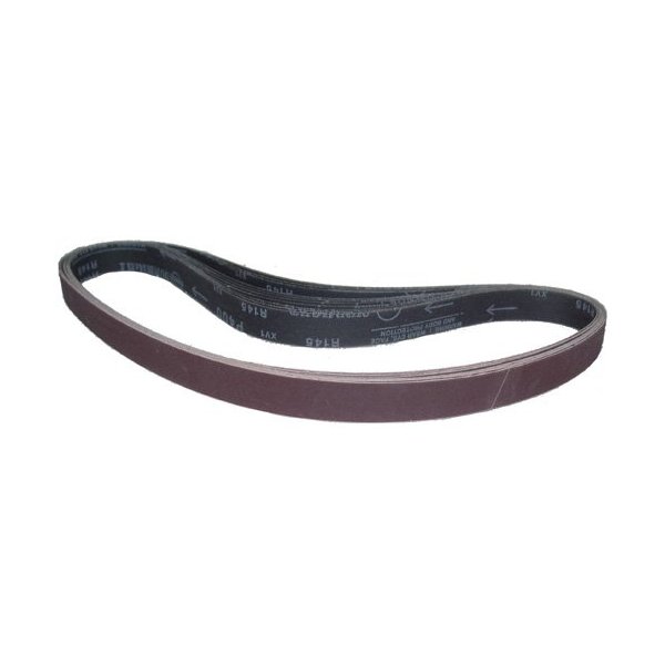 Magnate R1X42S50 1" x 42" Aluminum Oxide Sanding Belt, 10 Belts/Pack - 500 Grit