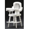 Classics by Handley Dollhouse Miniature High Chair, White