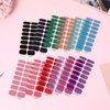 12 Sheets Glitter Nail Wraps, Nail Polish Strips Stickers, Shine Full Wrap Nail Polish Decals, Self-Adhesive Nail Art Decals Strips Manicure Kits Nail Art Designs for Women Girls