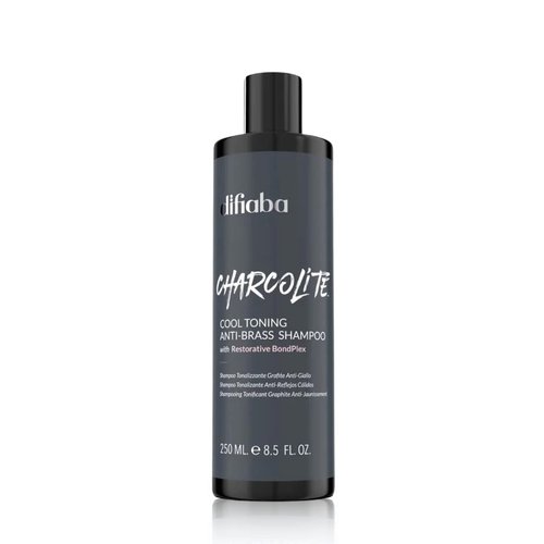 edgy DIFIABA Charcolite Cool Toning Anti-Brass Shampoo & Conditioner DUO SET w/ Restorative BondPlex (w/ Sleekshop Teasing Comb) Charcoal Kit Bond Plex (8.5 oz + 8.5 oz)